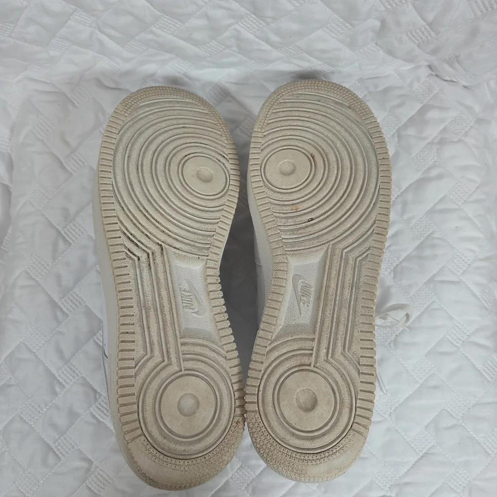 Nike Air Force 1 Low Sneakers In All White Color-way Size 12 Men’s